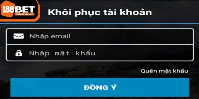 Hướng dẫn cách khôi phục tài khoản 188BET
